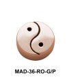 Yin Yang S316L Tongue Piercing MAD-36